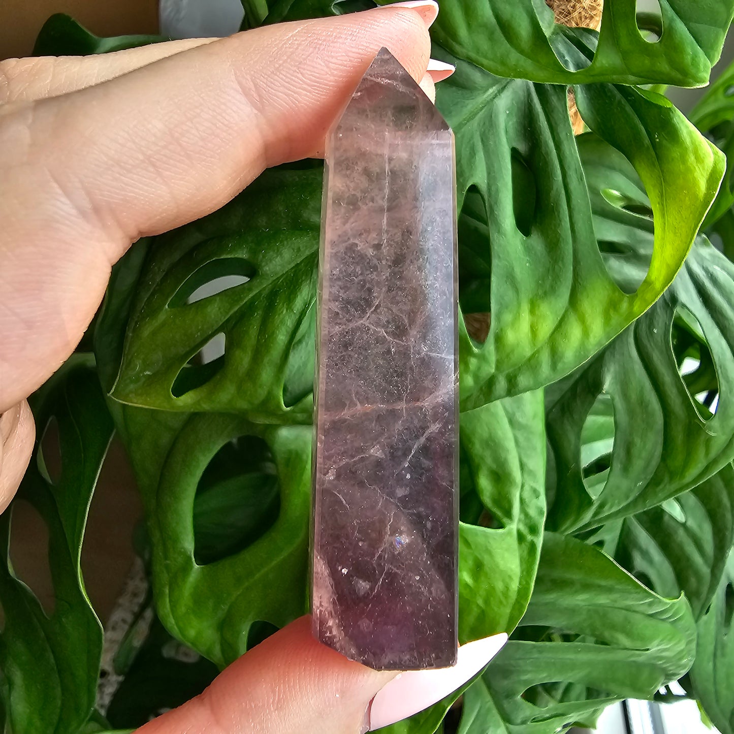 Fluorite obelisk #8D