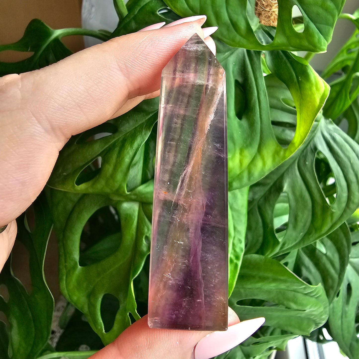 Fluorite obelisk #8D