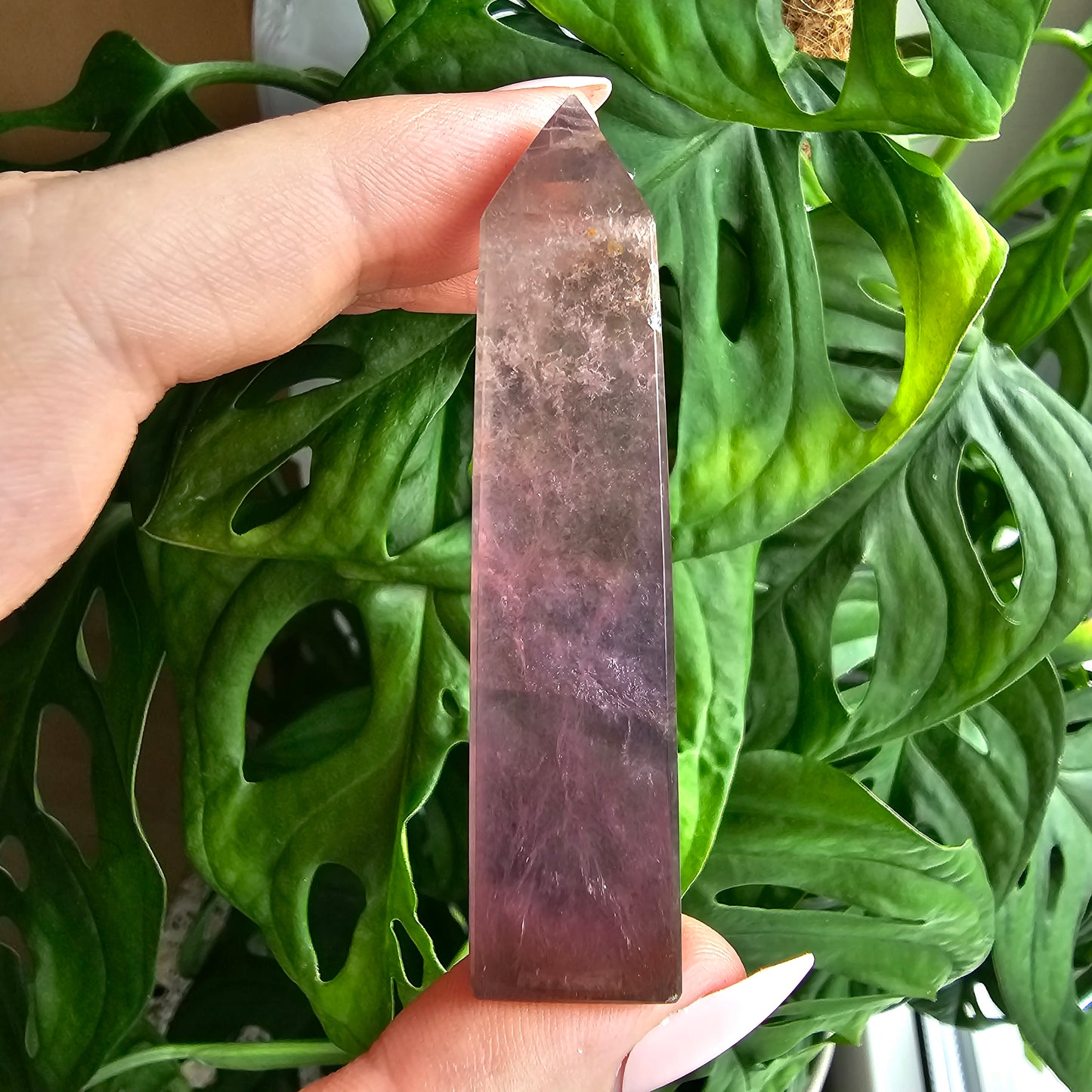 Fluorite obelisk #8D