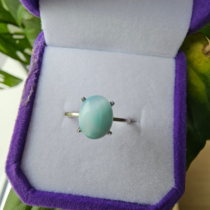 Larimar Ring #39L S925