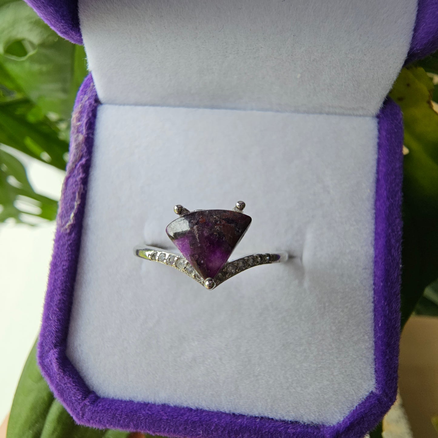 Sugilite Ring #39S (S925)