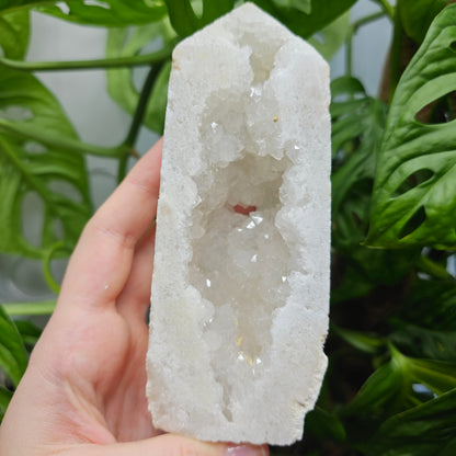 Druzy Clear Quartz Tower #39A