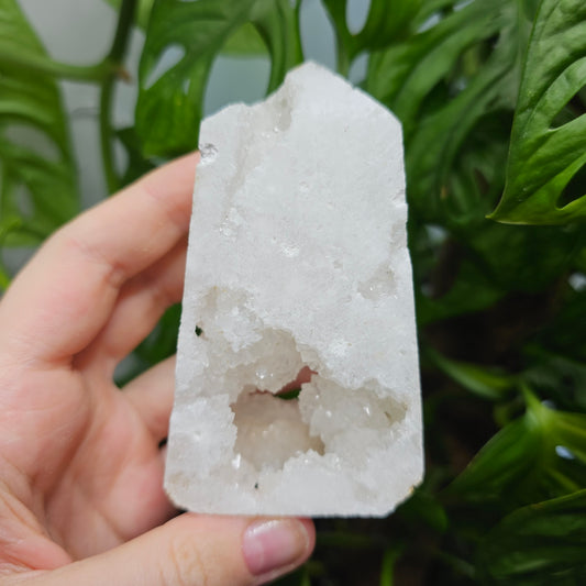 Druzy Clear Quartz Tower #18B