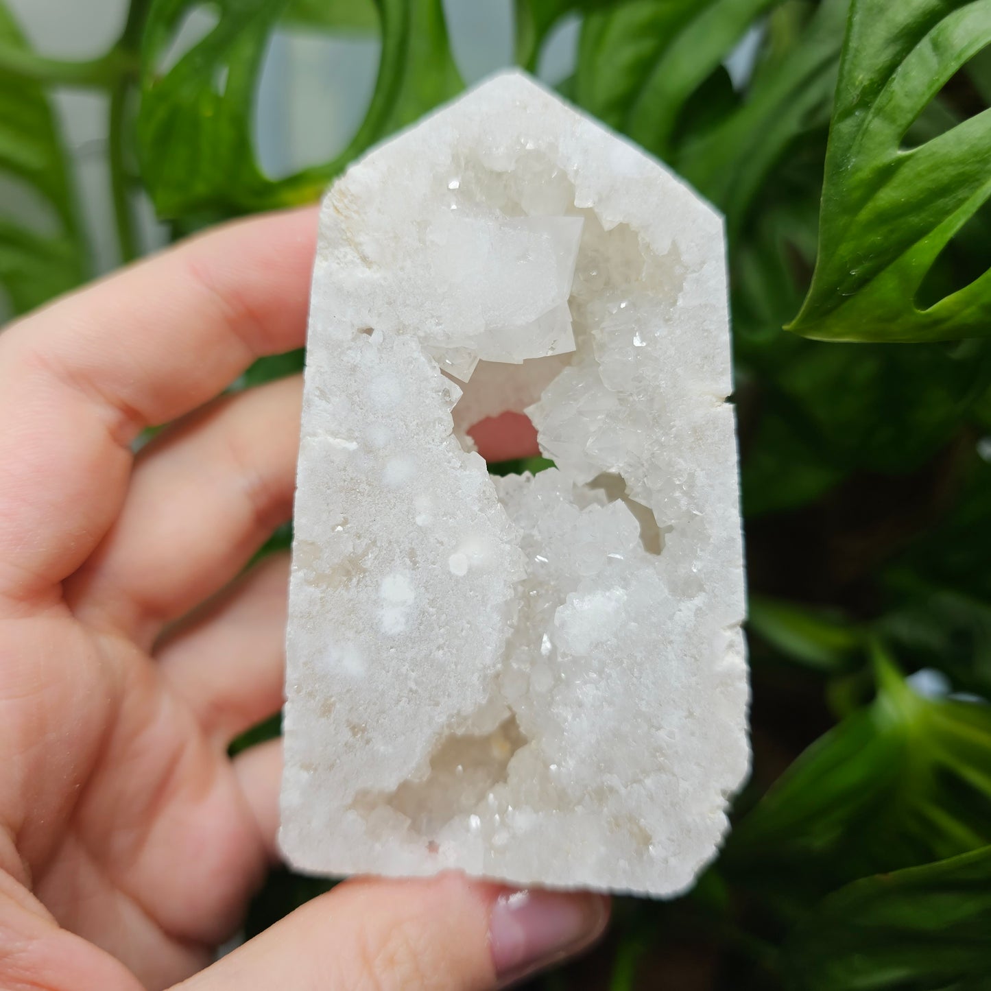 Druzy Clear Quartz Tower #15C