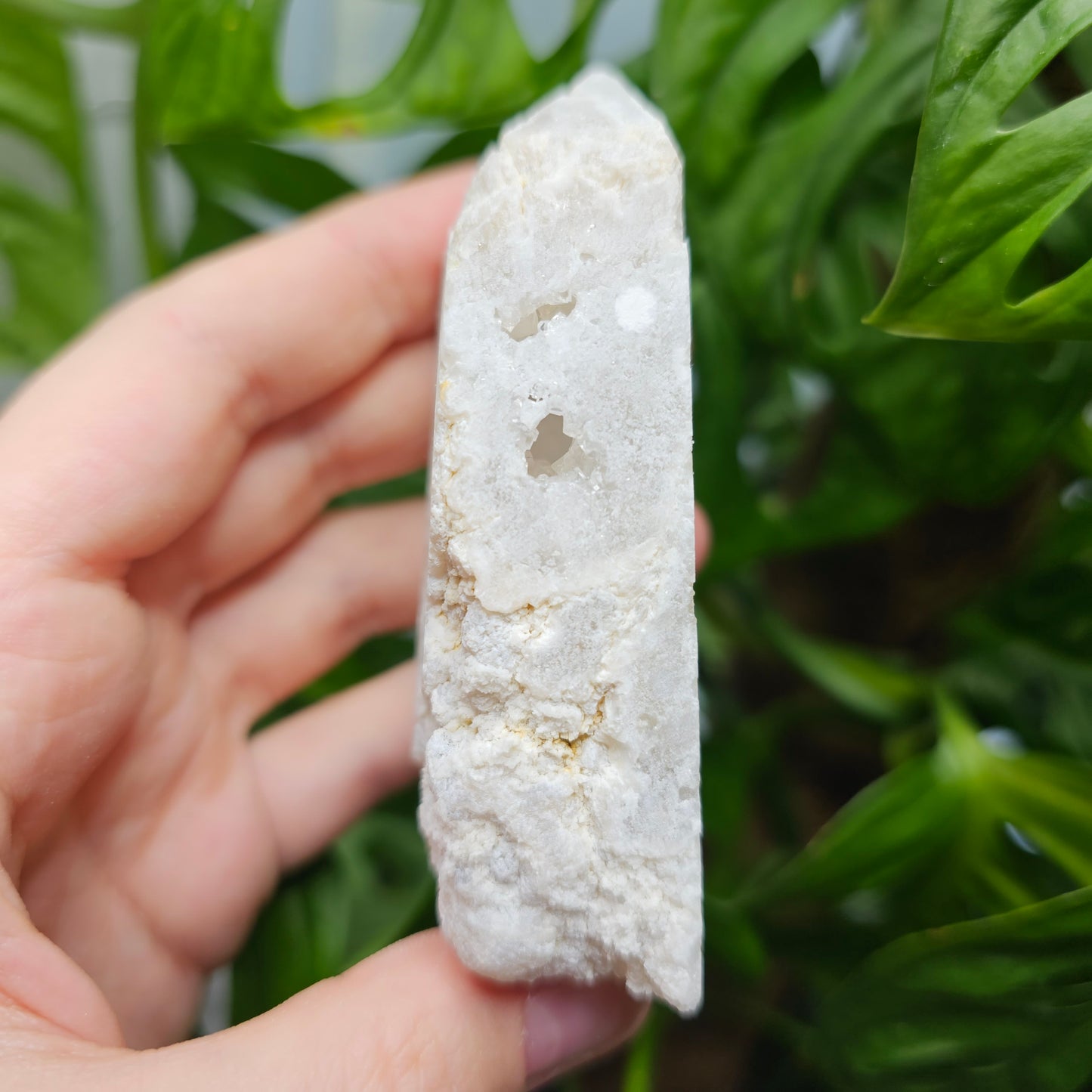 Druzy Clear Quartz Tower #15C