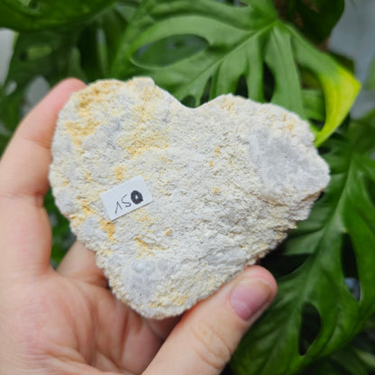 Druzy Clear Quartz Heart #15o