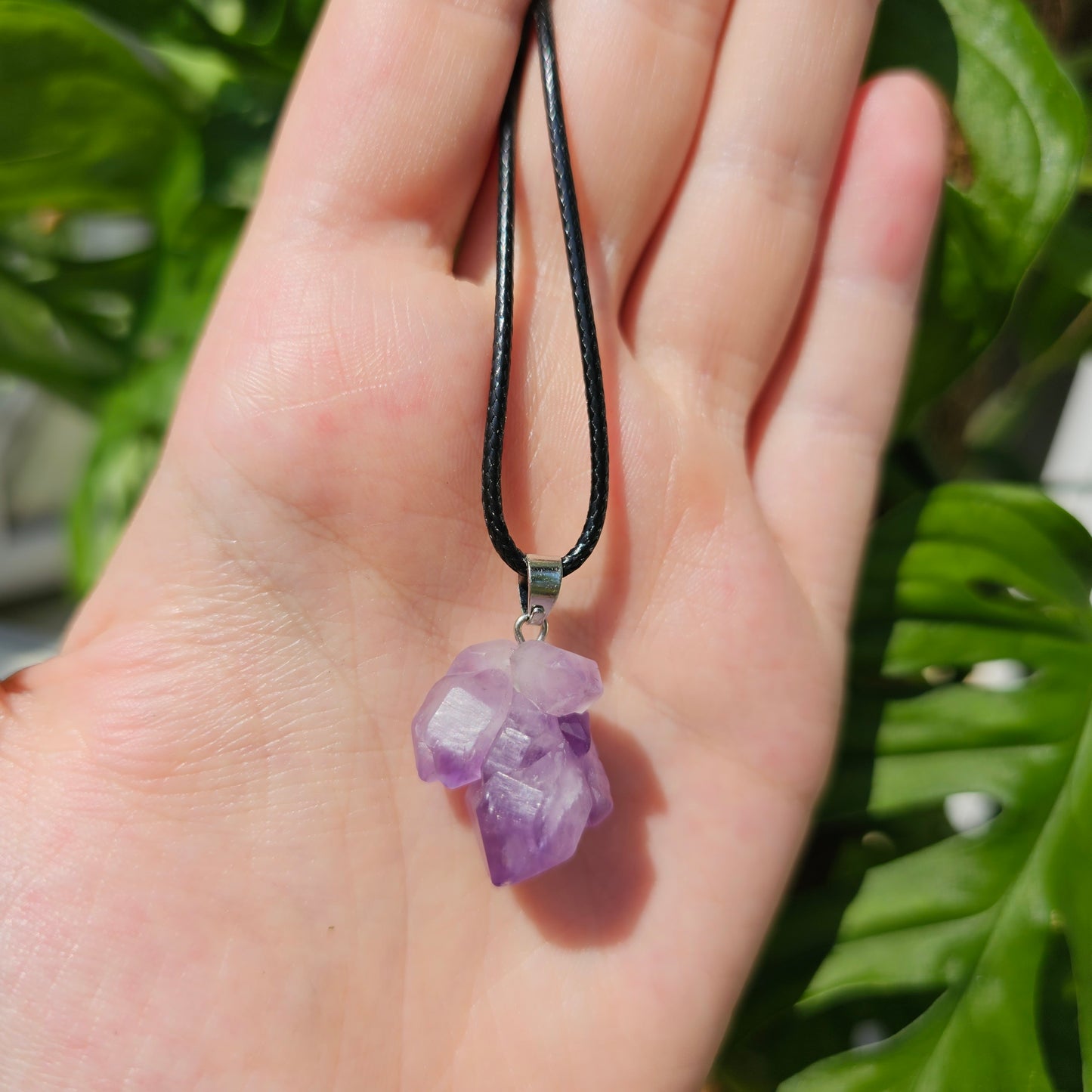 Amethyst Rohspitzen-Kette