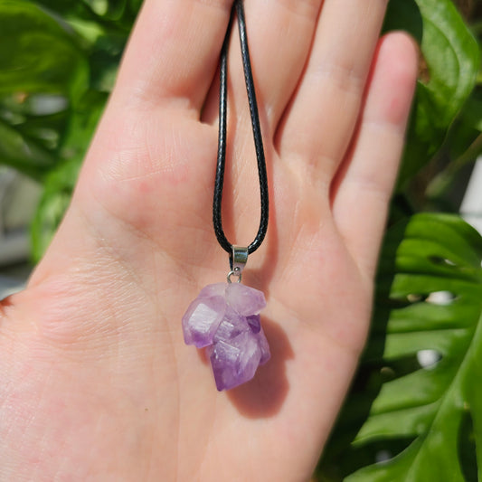 Amethyst Rohspitzen-Kette