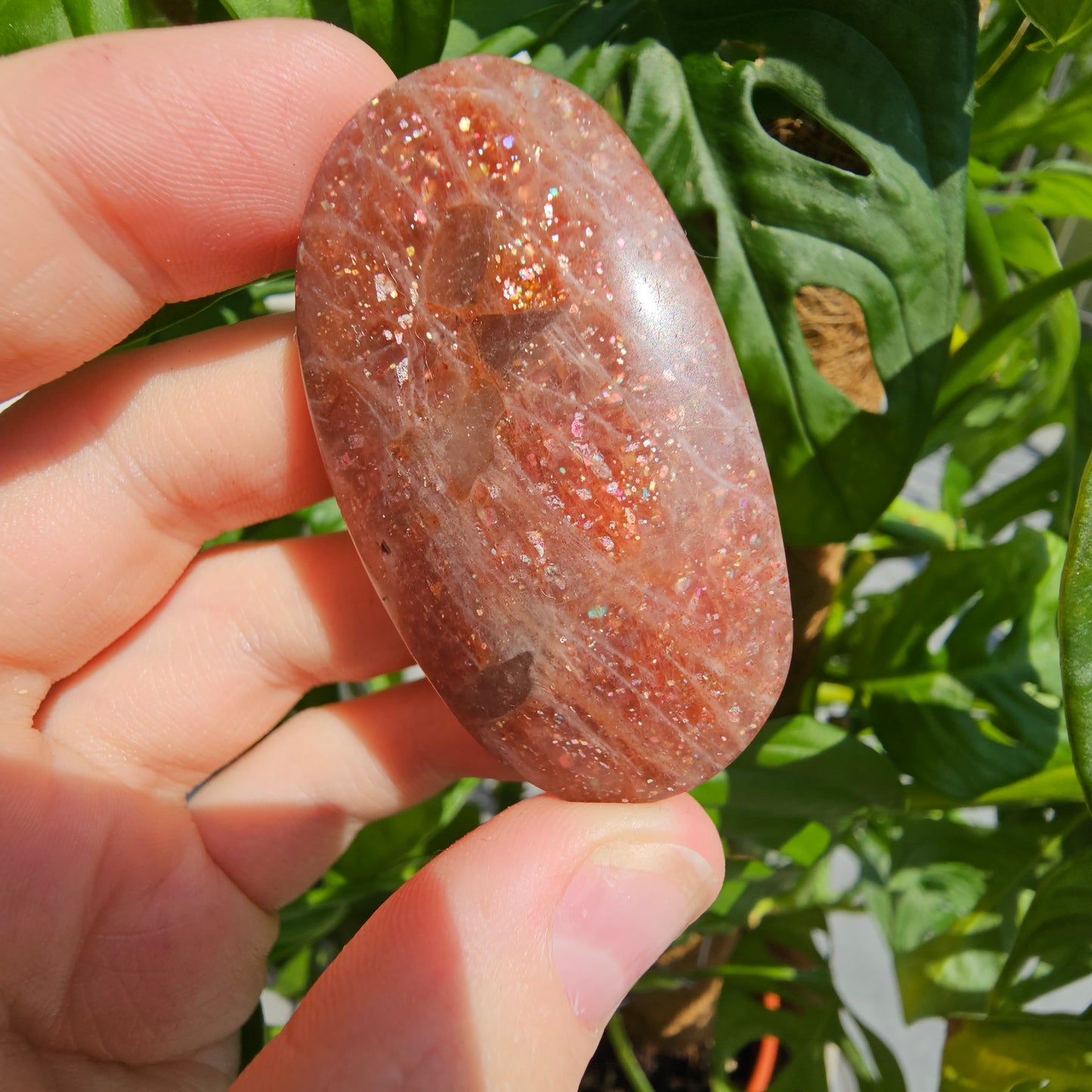 High Quality Sunstone Palmstone #34B