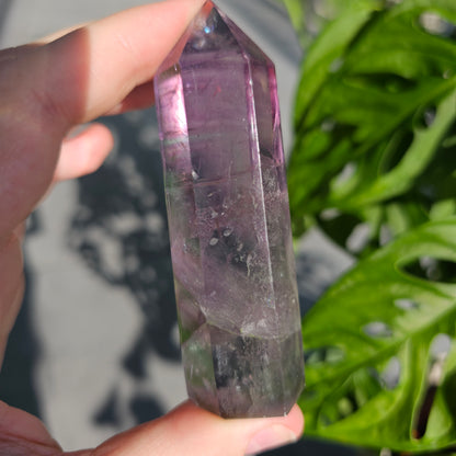 Watermelon Fluorite Tower #15A