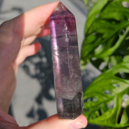 Watermelon Fluorite Tower #15A