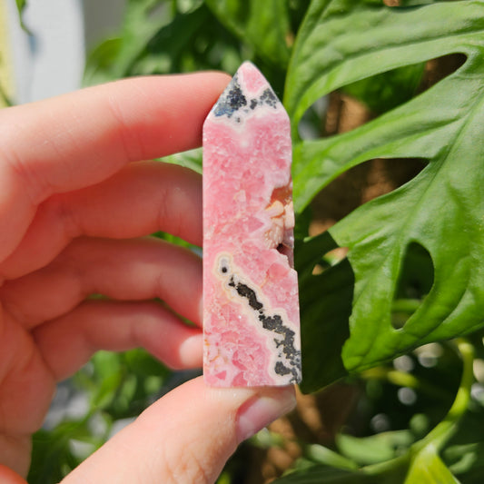 Rhodochrosite Tower #49K