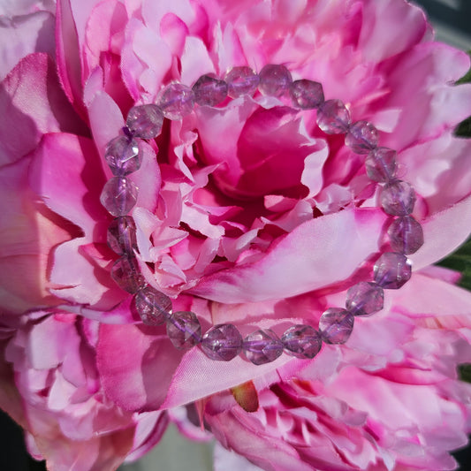 Faceted Amethyst Bracelet