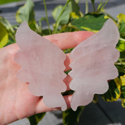 Rose Quartz Butterfly Wings #37B