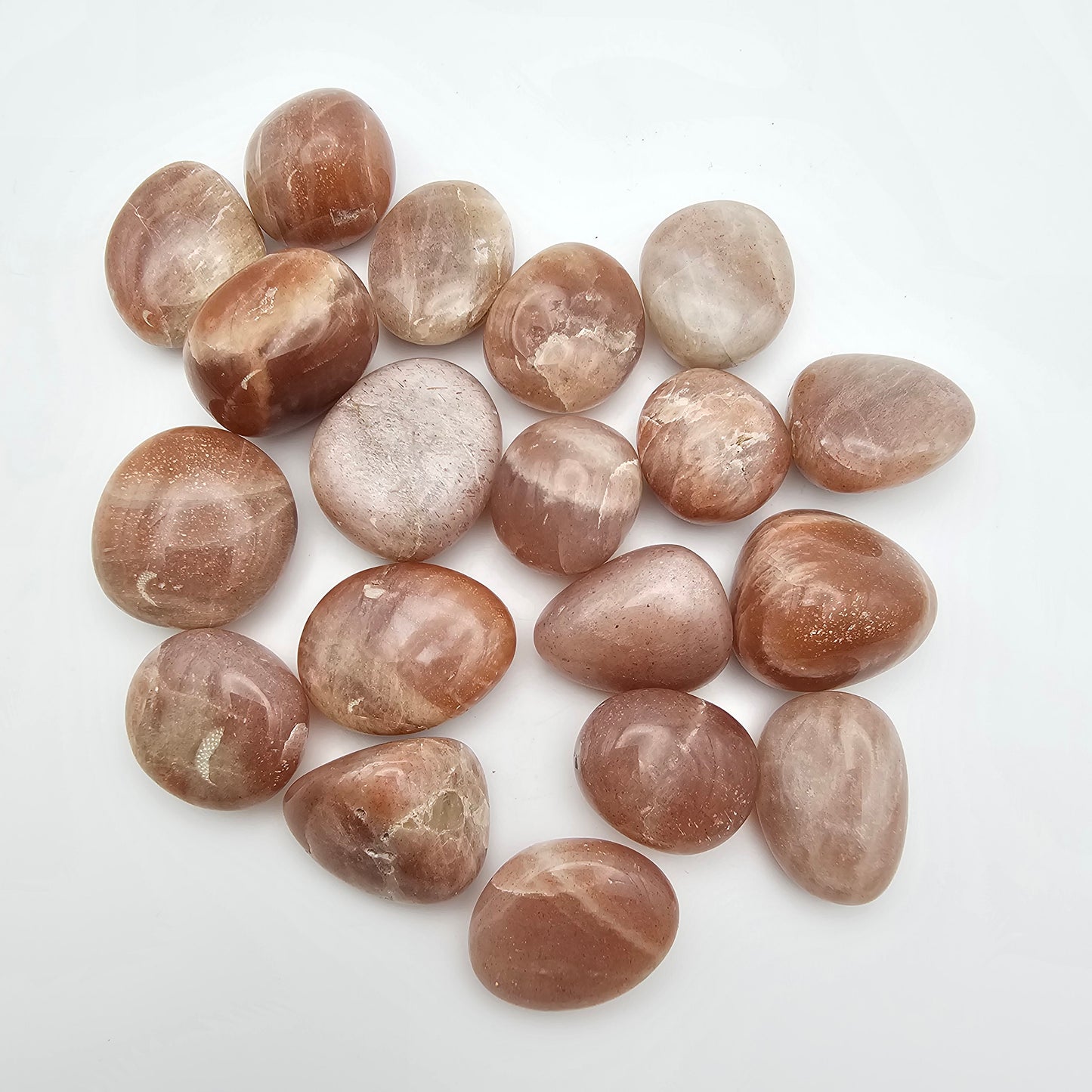 Peach Moonstone Tumbled Stone