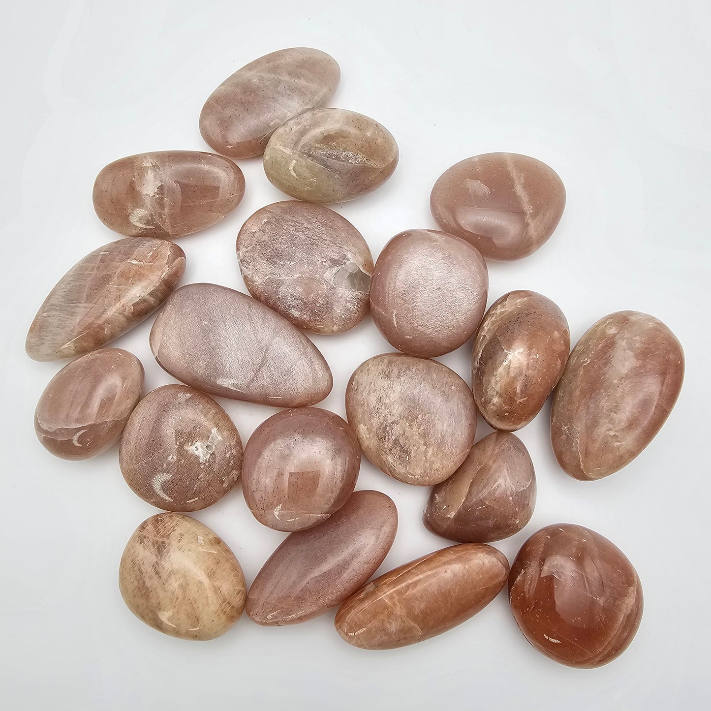 Peach Moonstone Tumbled Stone