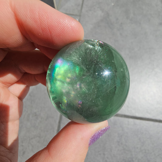 Green Fluorite Sphere #42C