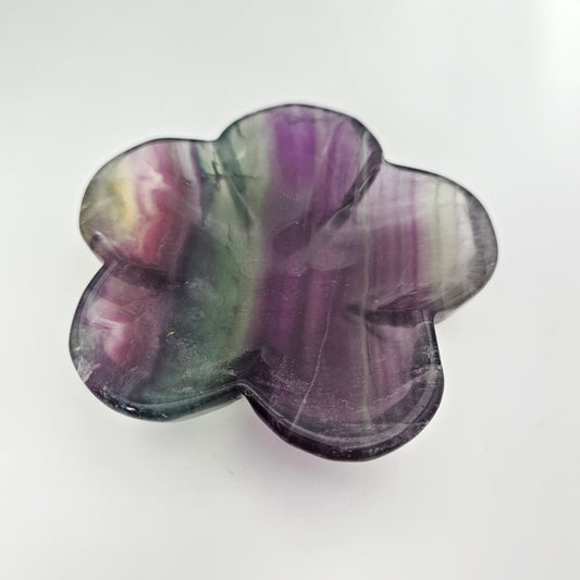 Fluorite Flower Bowl #21E