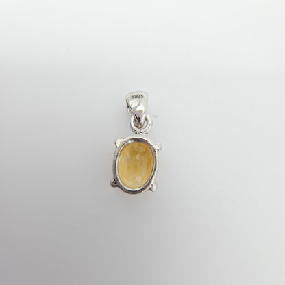 Faceted Citrine Pendant #39B