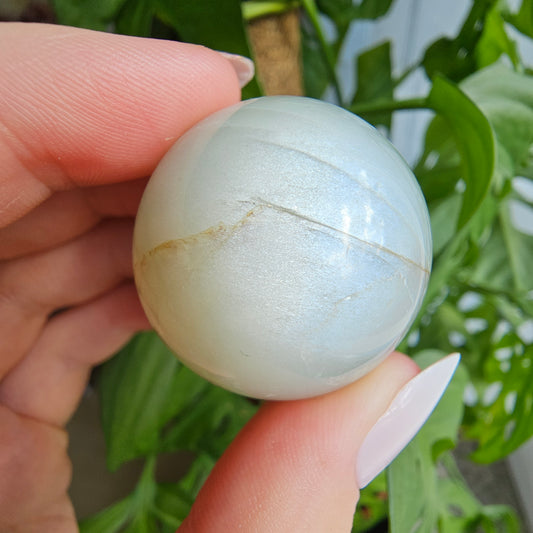 Green Moonstone Sphere #18A