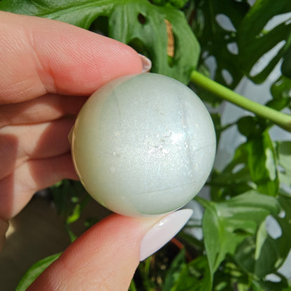 Green Moonstone Sphere #18G