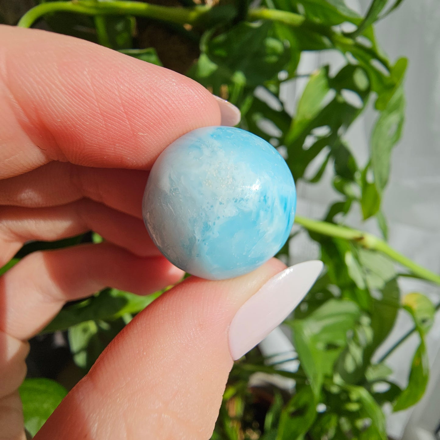 Larimar sphere #35B