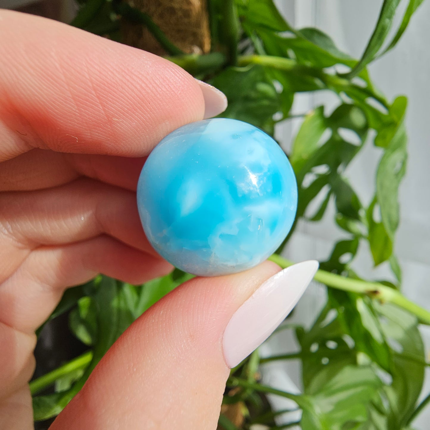 Larimar sphere #49C