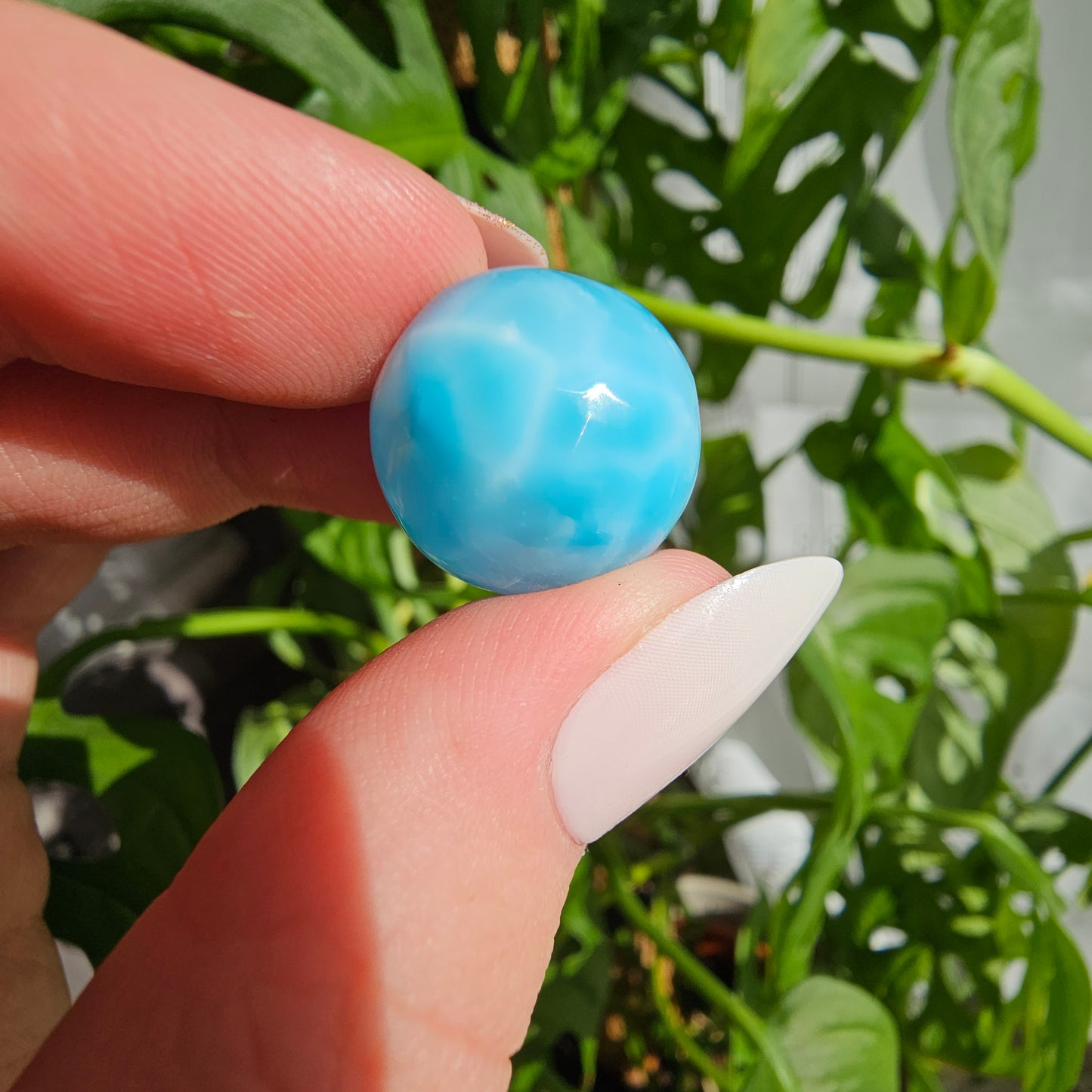 Larimar sphere #25D