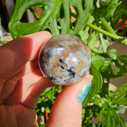 Moonstone Sunstone Mix Sphere #29D