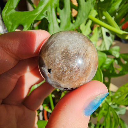 Moonstone Sunstone Mix Sphere #29D