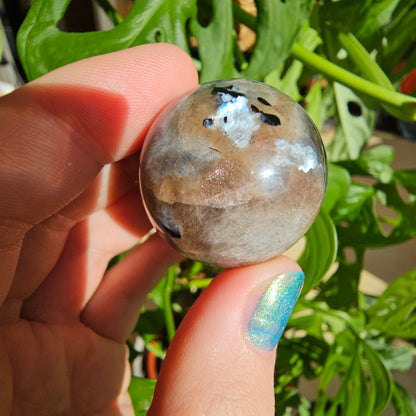 Moonstone Sunstone Mix Sphere #29D