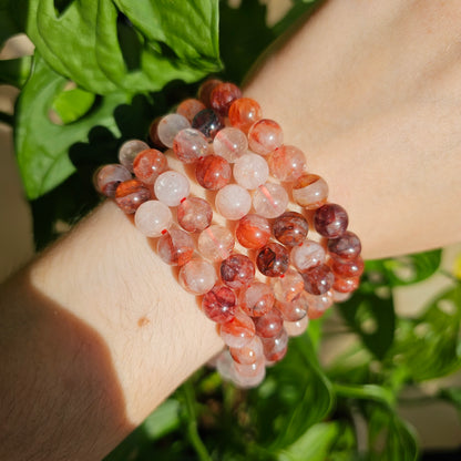 Fire Quartz Bracelet (8.5mm)