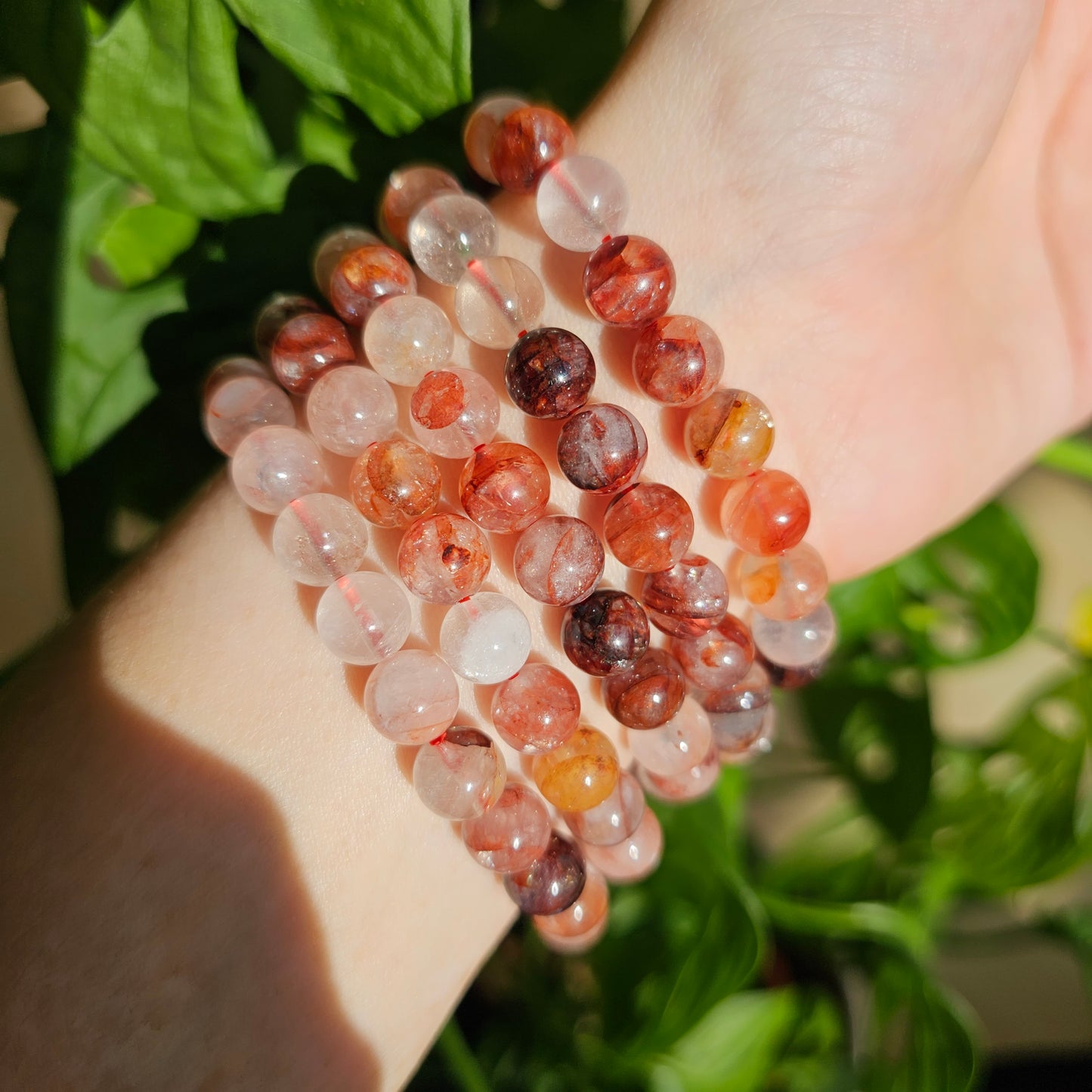 Fire Quartz Bracelet (8.5mm)