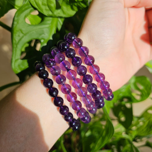 Amethyst Bracelet (8mm)