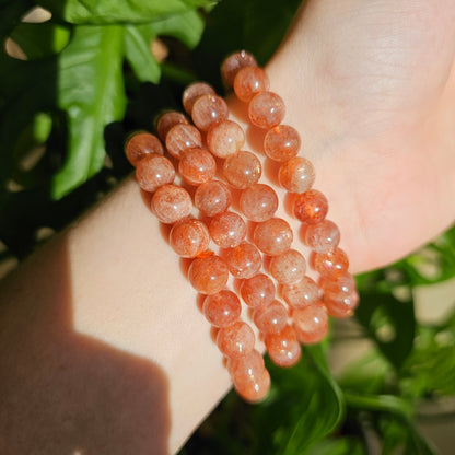 Sunstone Bracelet (8mm)