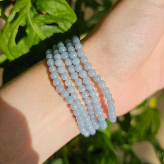 Angelite Bracelet (4.5mm)