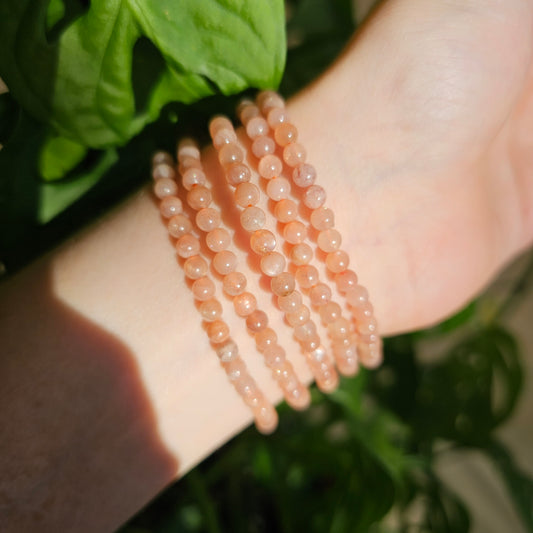 Sunstone Bracelet (4mm)