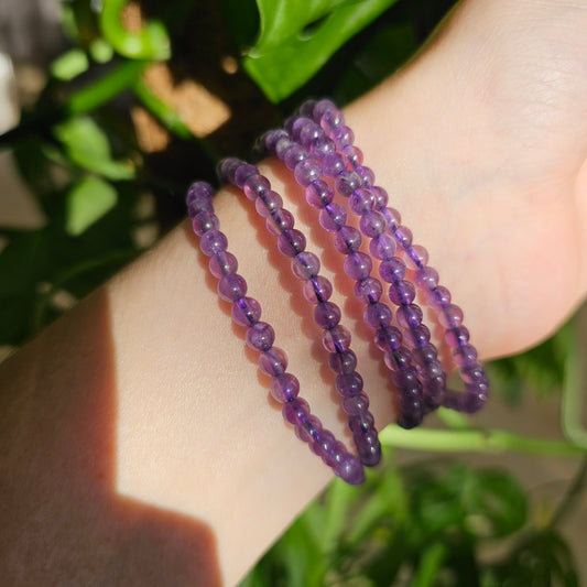 Amethyst bracelet (4mm)