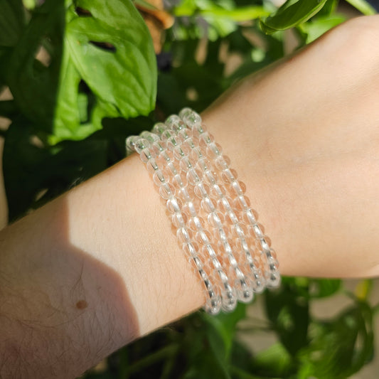 Clear Quartz bracelet (4mm)