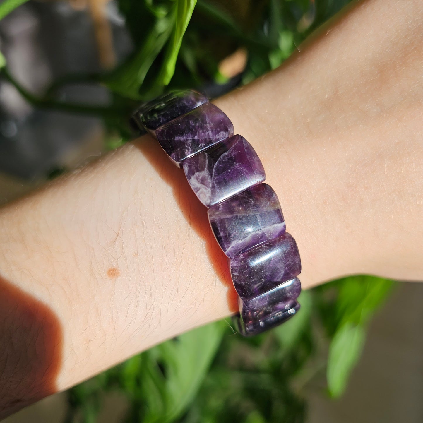 Amethyst Armband (eckig) #15A