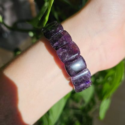 Amethyst Armband (eckig) #15A