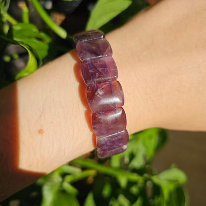 Amethyst Bracelet (square) #15B