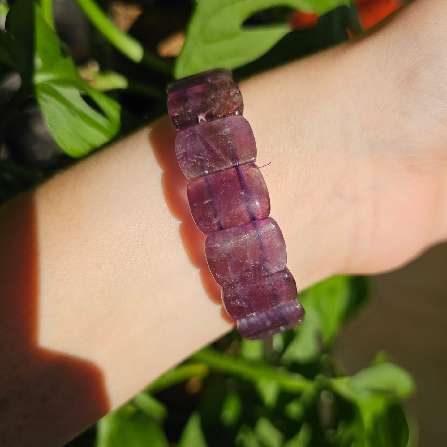 Amethyst Bracelet (square) #15B