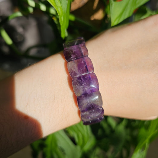 Amethyst Bracelet (square) #15C