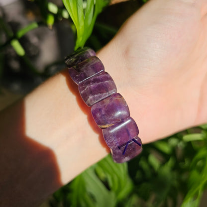 Amethyst Bracelet (square) #15C