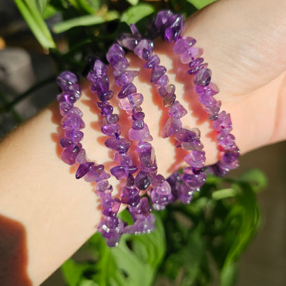 Amethyst Splitterarmband (intuitive Auswahl)