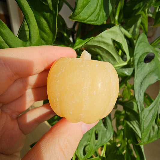 Orange Calcite Pumpkin #12B (B-Grade)