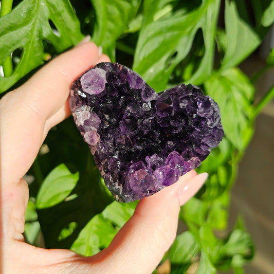 Amethyst Herz-Cluster #25R