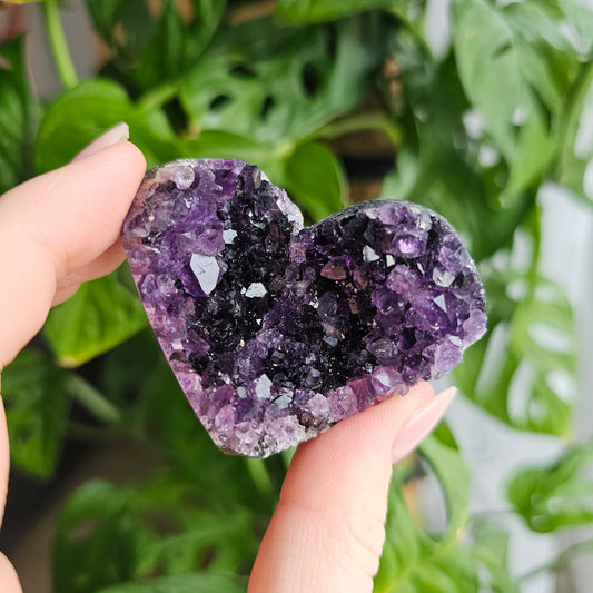 Amethyst Herz-Cluster #14F