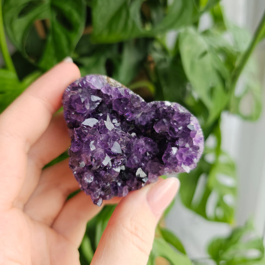 Amethyst Herz-Cluster #22J